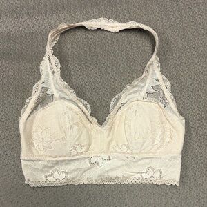 Aerie Cream Lace Bralette